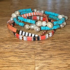 Shell Pearl Bracelet Set